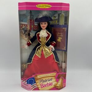 1996 Patriot Barbie Doll American Stories Series Collector Edition Mattel 17312